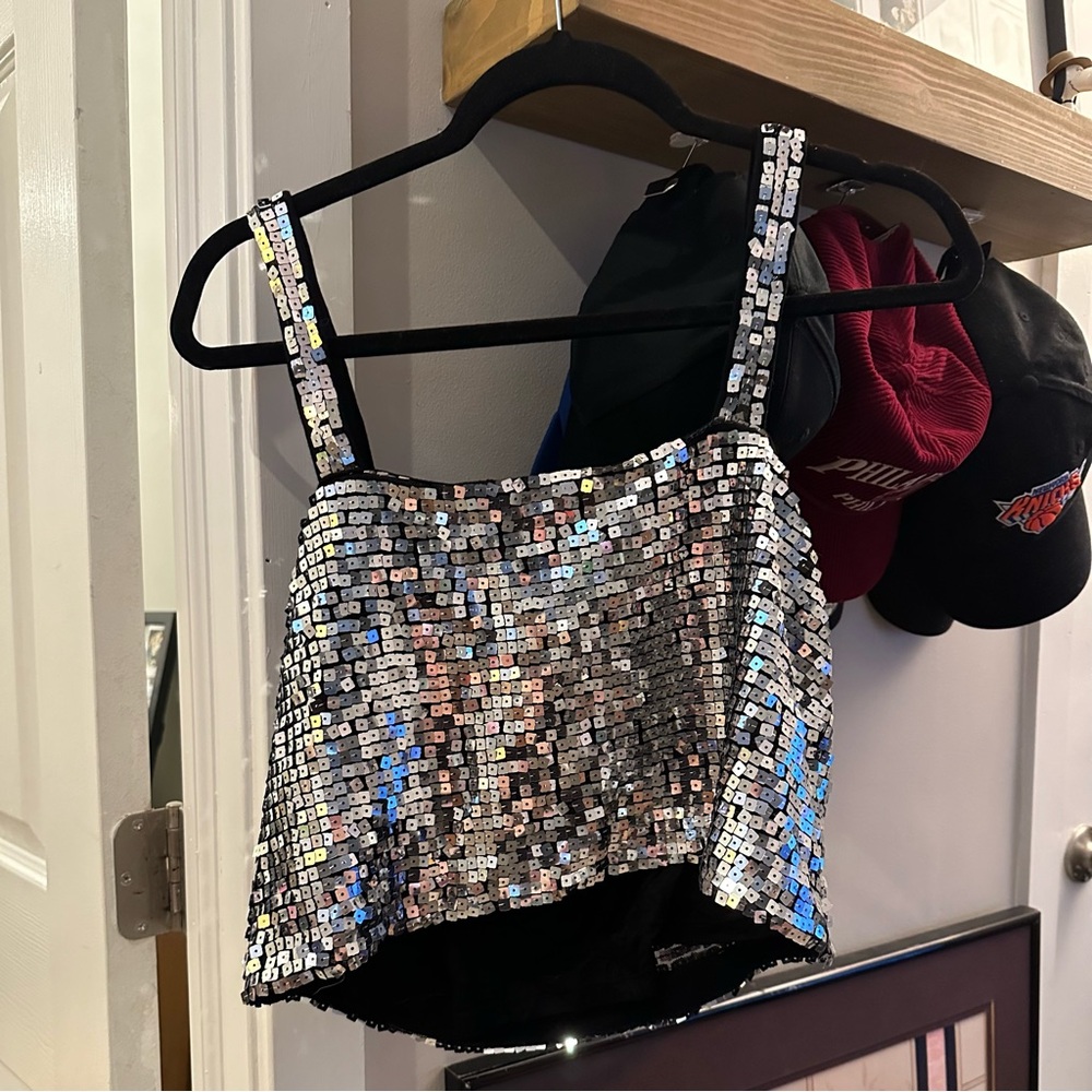 Reformation size M Sequin tank top